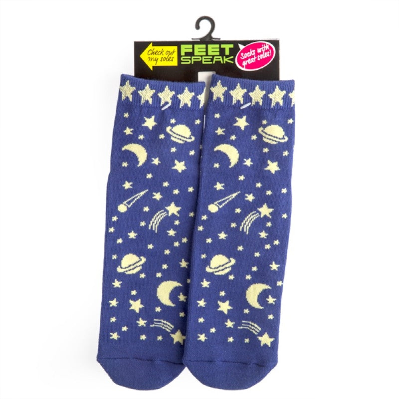 Spaced Feet Speak Socks Main image