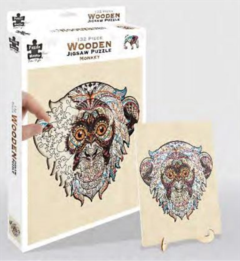 Monkey 132 Piece Wooden Puzzle Main image