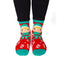Christmas Elf Feet Speak Socks