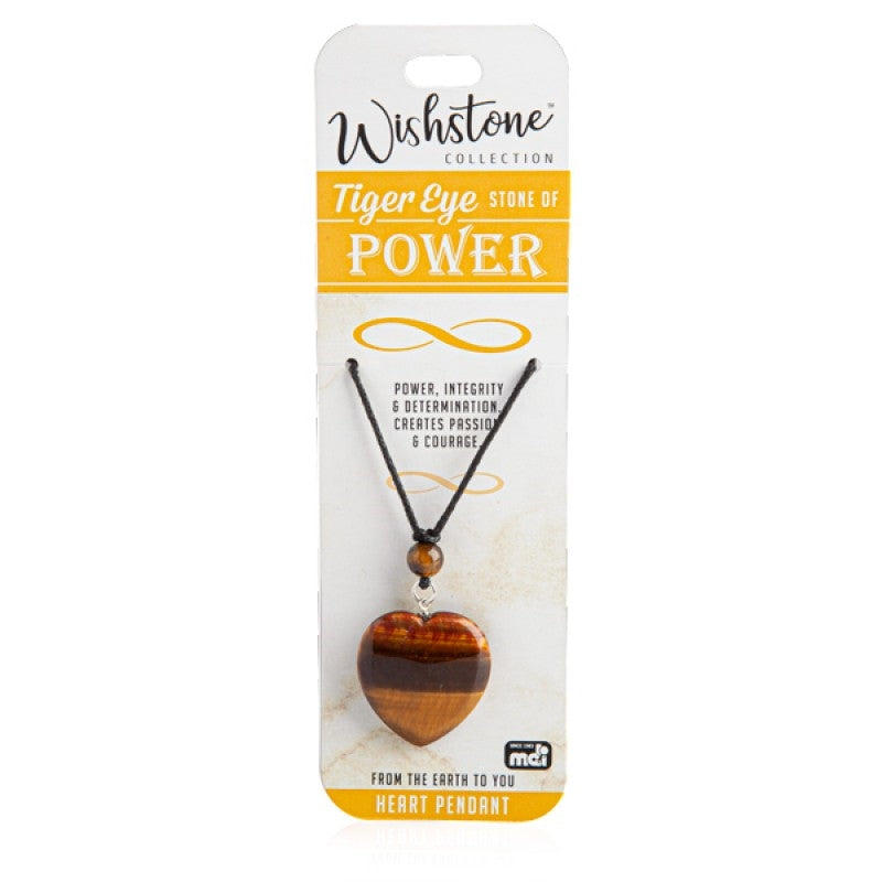 Wishstone Collection Tiger Eye Heart Pendant Main image