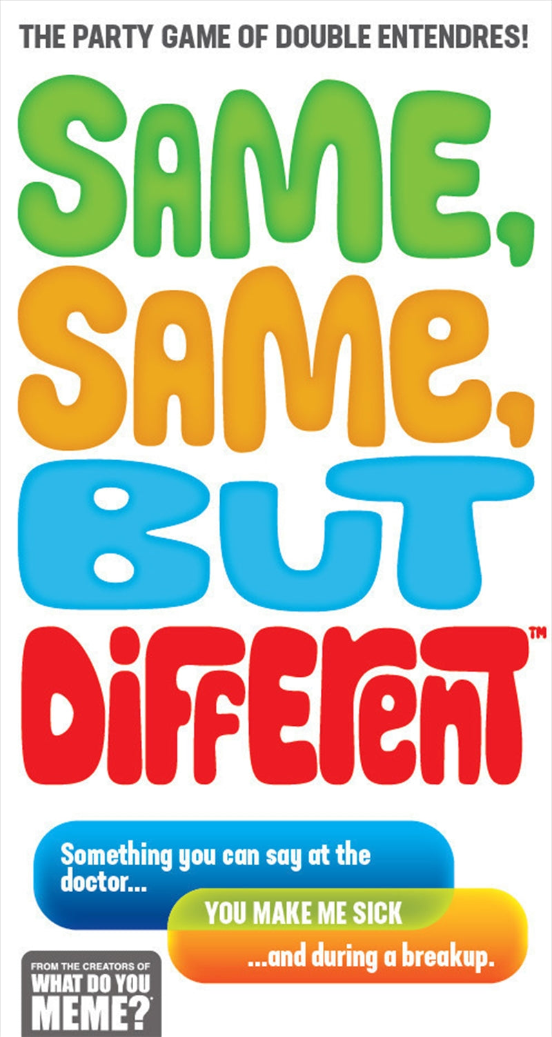 Same Same But Different Party Game Main image