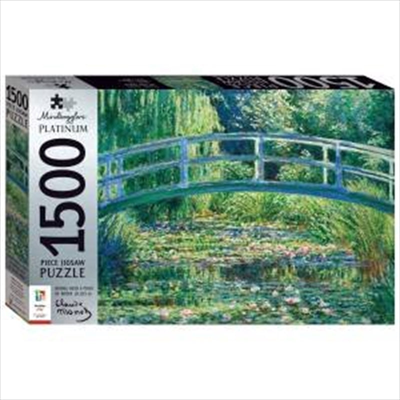Bridge Over A Pond Of Water 500 Piece Puzzle Main image