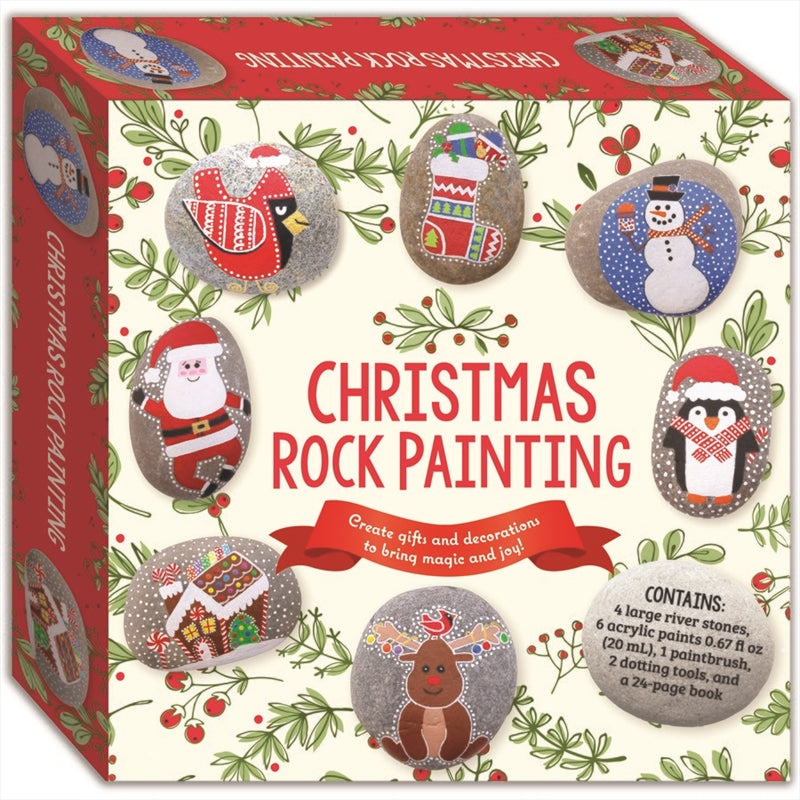 Christmas Rock Painting Activity Kit Main image