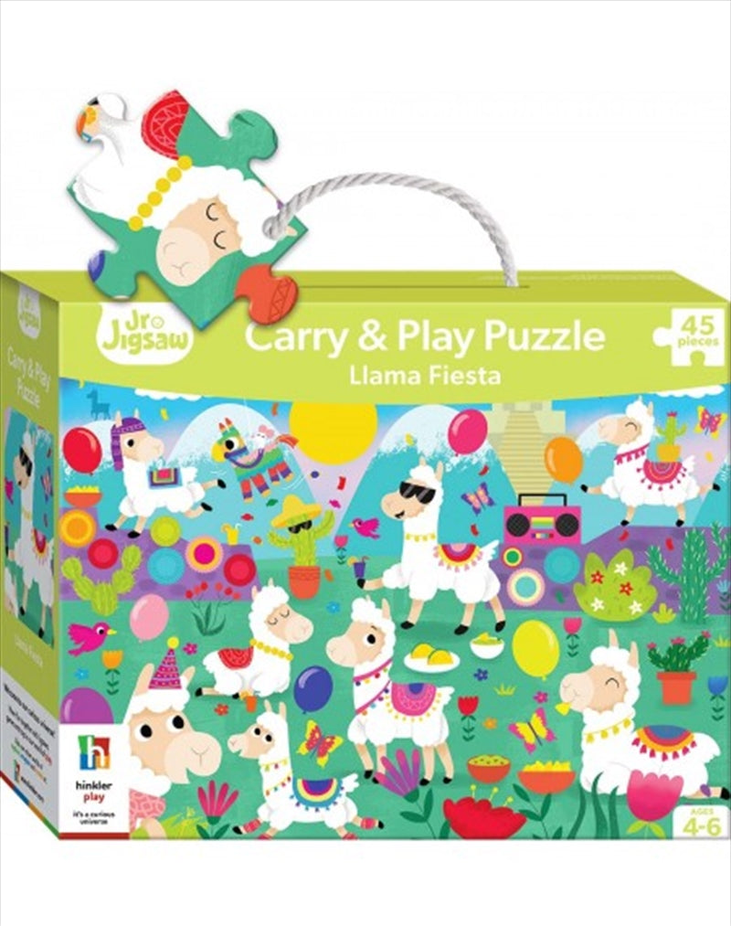 Llama Fiesta Junior Jigsaw Puzzle Main image