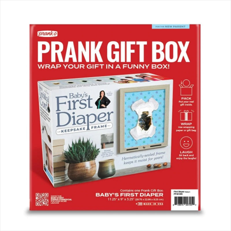 PRANK-O Prank Gift Box - Babys First Diaper Main image
