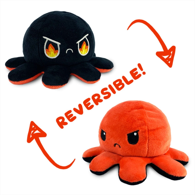 Reversible Plushie - Octopus Fire Eyes Main image