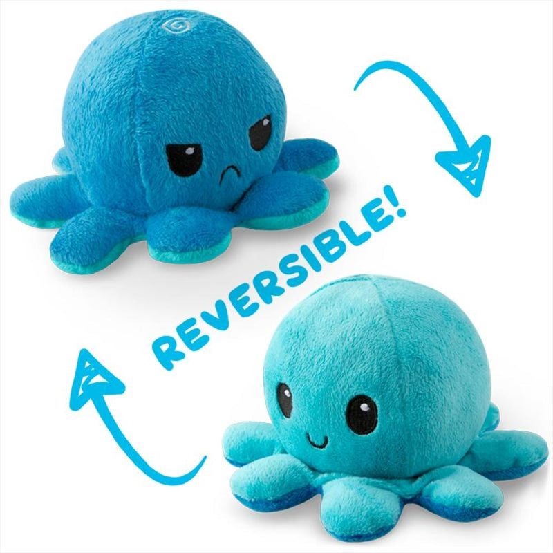 Reversible Plushie - Octopus Blue/Light Blue Main image