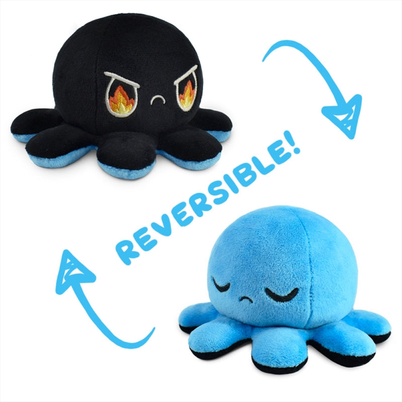 Reversible Plushie - Octopus Sleepy/Fiery Main image