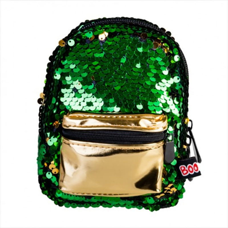 Gold Green Sequins BooBoo Backpack Mini Main image