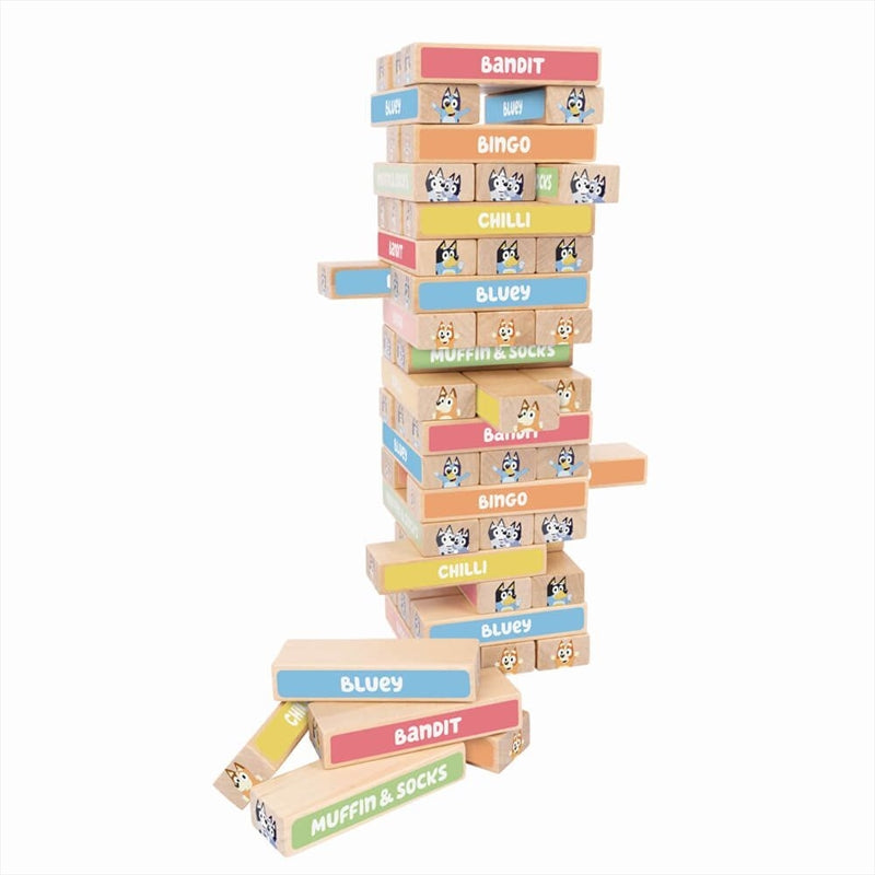 Bluey Tumbling Tower Game Main image