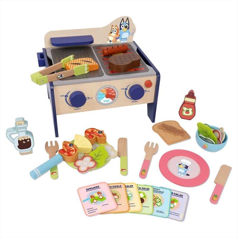 Bluey BBQ and Salad Playset Main image