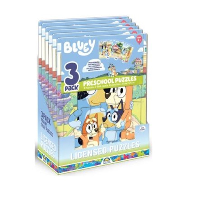 Frame Tray Puzzles - Bluey 3pk Main image