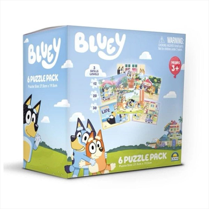 Bluey 6-in-1 Jigsaw Puzzle Pack Main image