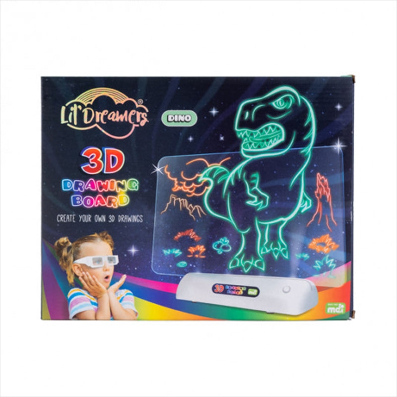Lil Dreamers Dino Island's 3D Illuminate Drawing Board Main image