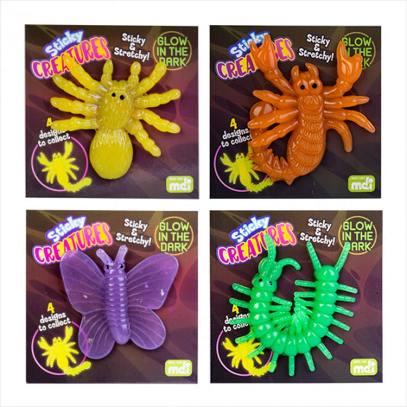 Glow in the Dark Sticky Creatures (SENT AT RANDOM) Main image