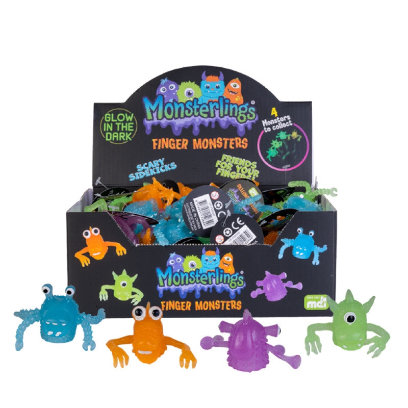 Glow-in-the-dark Finger Monsters (SENT AT RANDOM) Main image