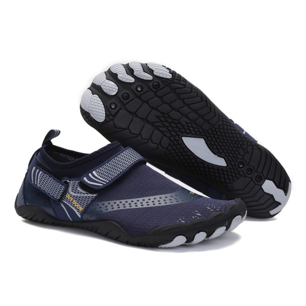 Men Women Water Shoes Barefoot Quick Dry Aqua Sports Shoes - Blue Size EU41 = US7.5 Main image