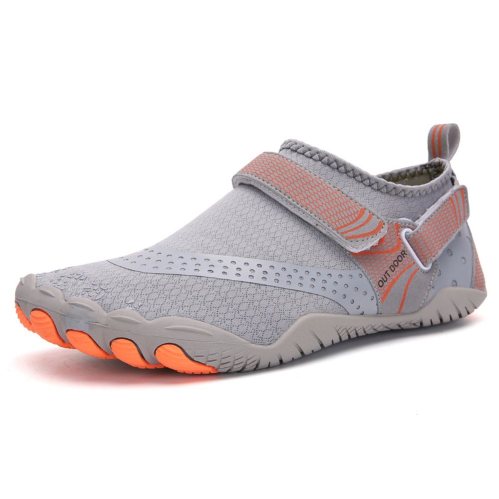Men Women Water Shoes Barefoot Quick Dry Aqua Sports Shoes - Grey Size EU43 = US8.5 Secondary image