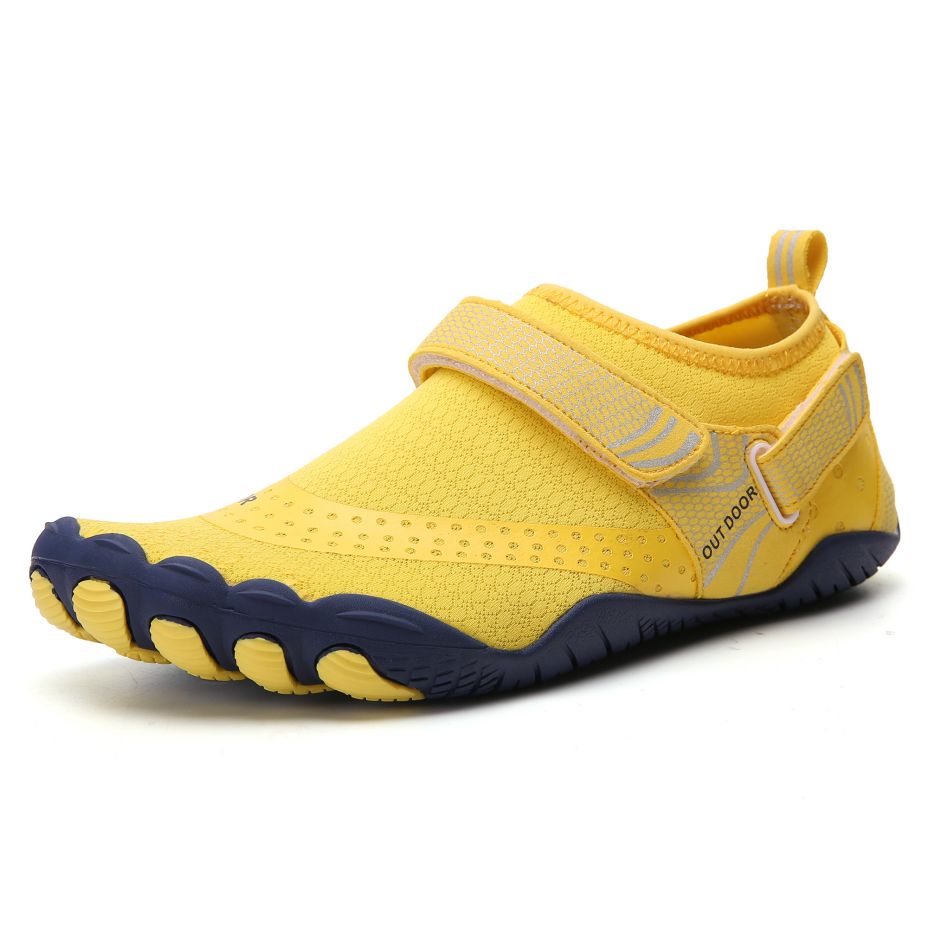 Women Water Shoes Barefoot Quick Dry Aqua Sports Shoes - Yellow Size EU38 = US5 Main image