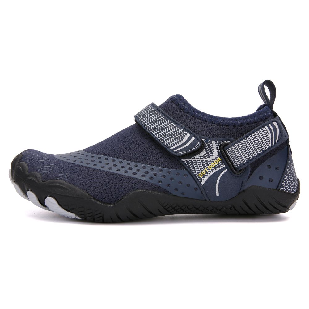 Kids Water Shoes Barefoot Quick Dry Aqua Sports Shoes Boys Girls - Blue Size Bigkid US3 = EU34 Secondary image