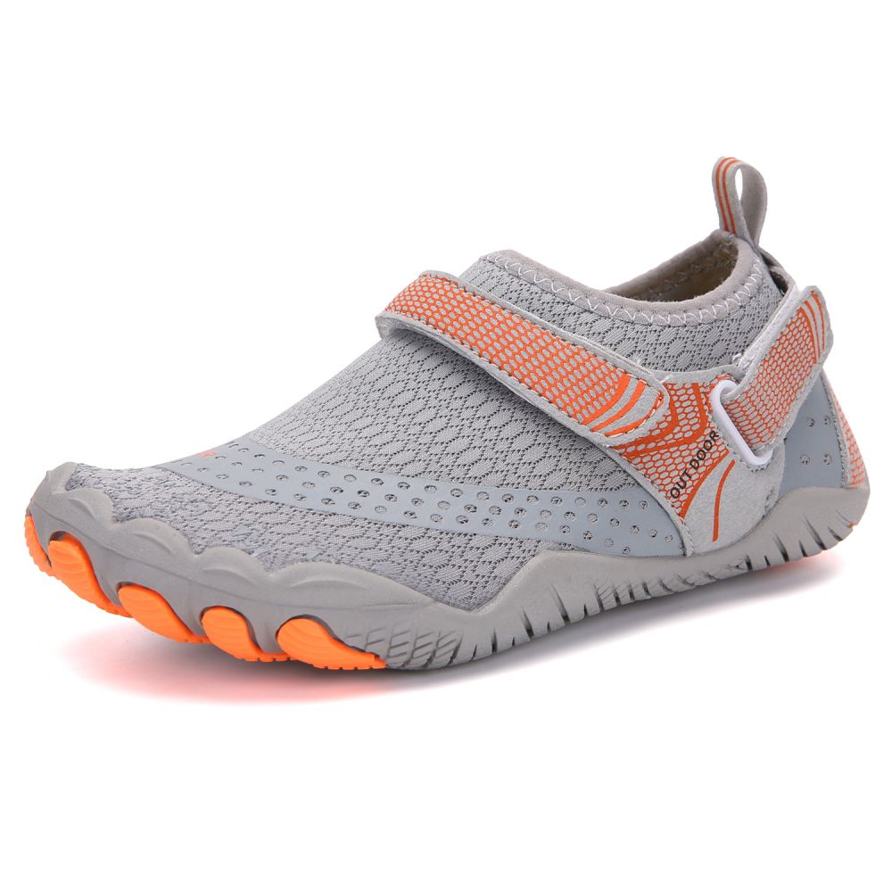 Kids Water Shoes Barefoot Quick Dry Aqua Sports Shoes Boys Girls - Grey Size Bigkid US4 = EU36 Main image