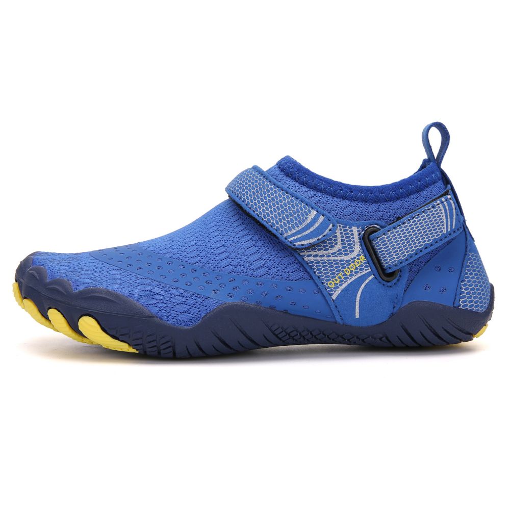 Kids Water Shoes Barefoot Quick Dry Aqua Sports Shoes Boys Girls - Klein Blue Size Bigkid US2=EU32 Secondary image