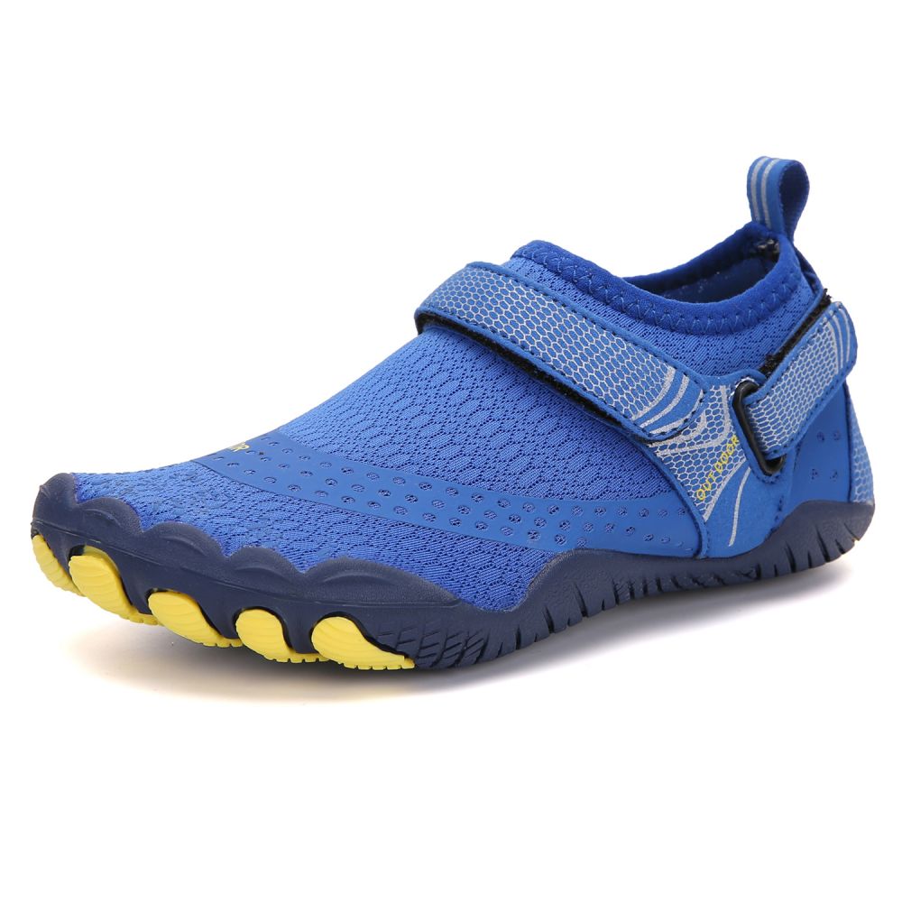 Kids Water Shoes Barefoot Quick Dry Aqua Sports Shoes Boys Girls - Klein Blue Size Bigkid US3 = EU34 Main image