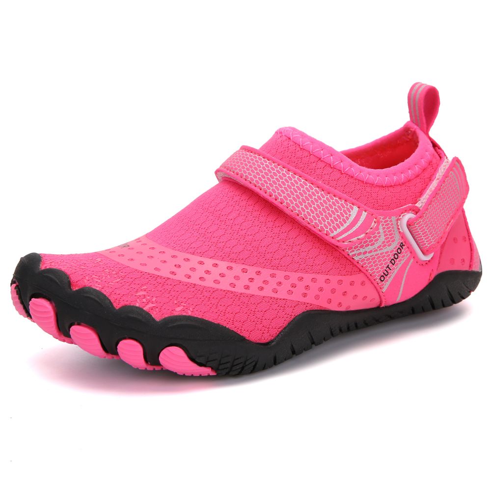 Kids Water Shoes Barefoot Quick Dry Aqua Sports Shoes Boys Girls - Pink Size Bigkid US4 = EU36 Main image