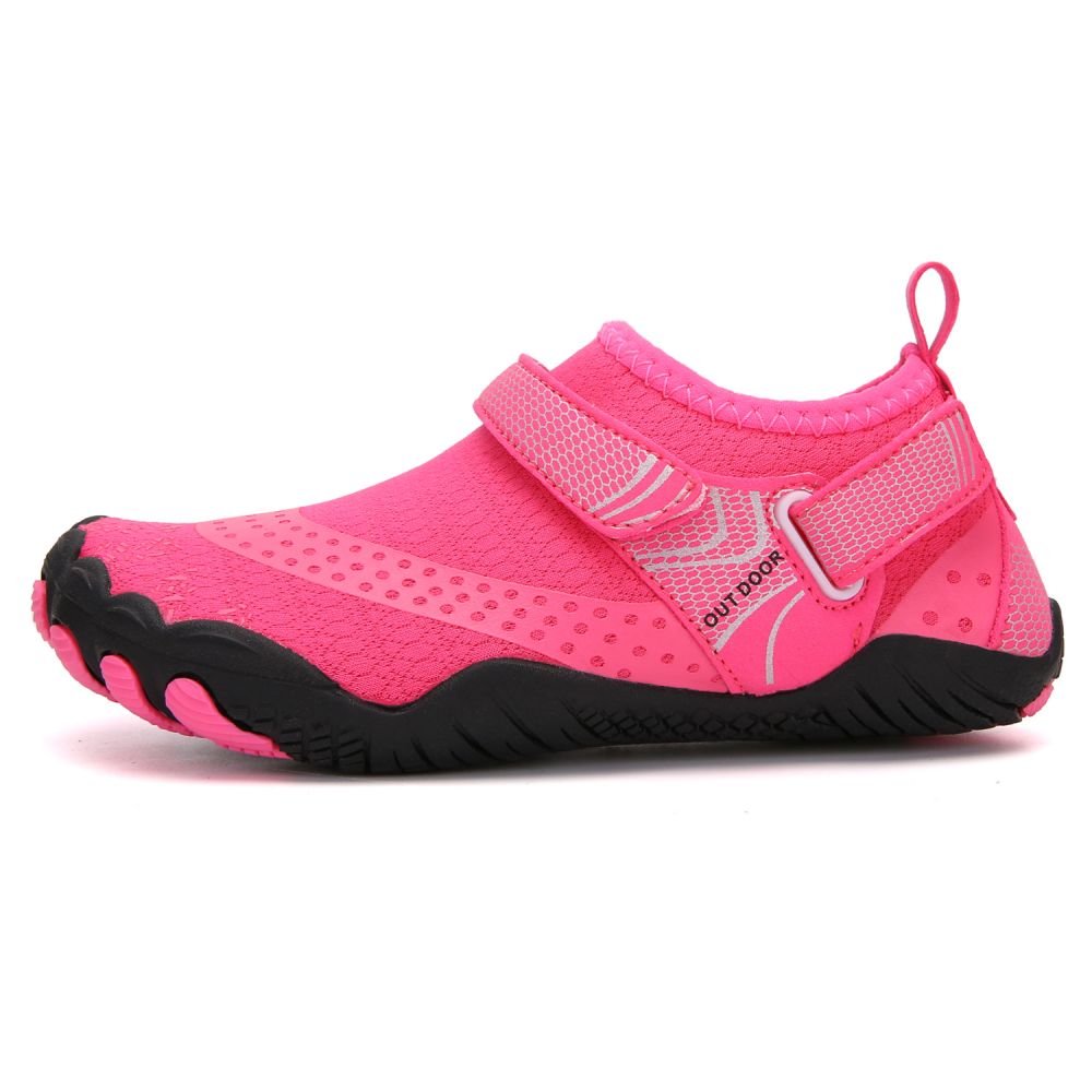 Kids Water Shoes Barefoot Quick Dry Aqua Sports Shoes Boys Girls - Pink Size Bigkid US4 = EU36 Secondary image