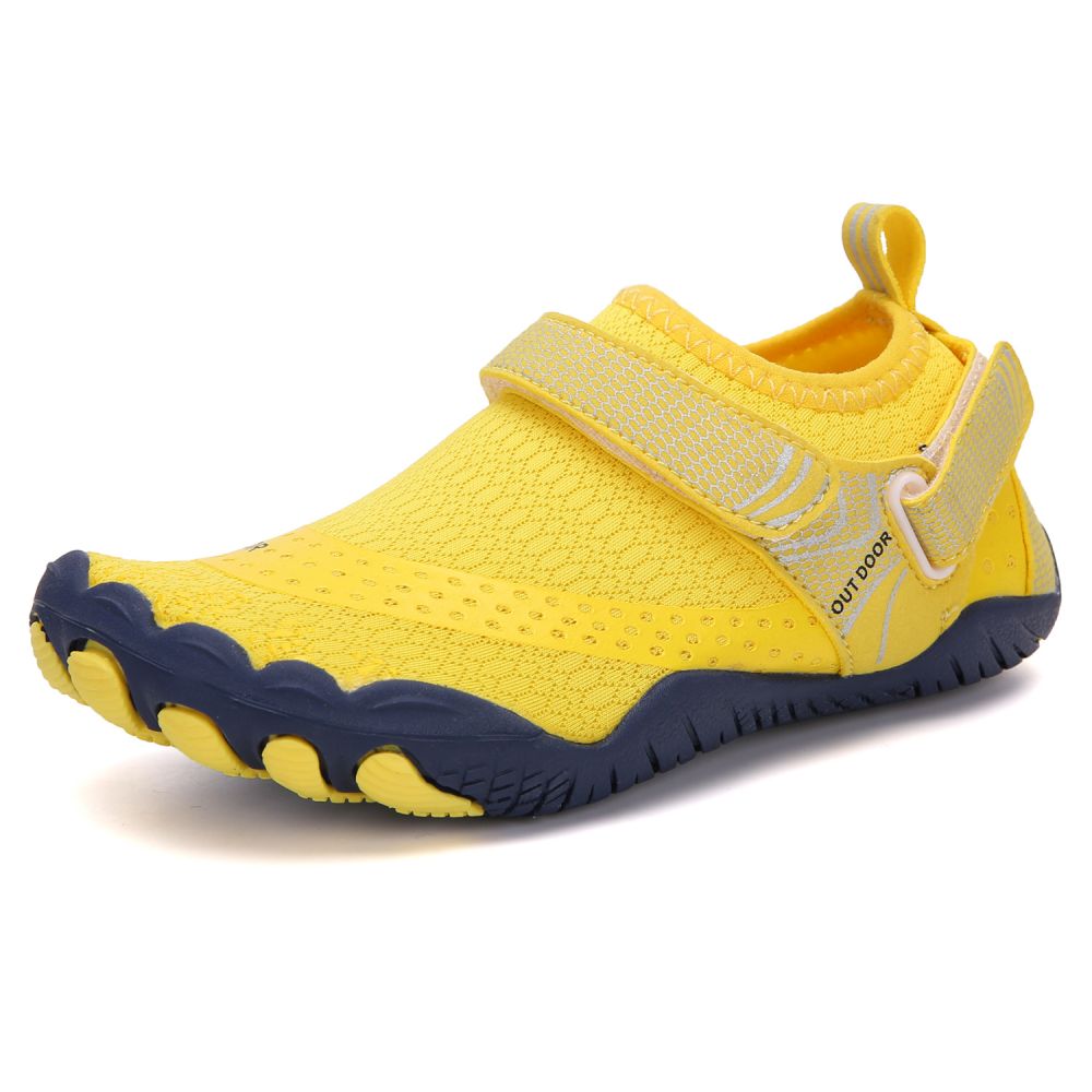 Kids Water Shoes Barefoot Quick Dry Aqua Sports Shoes Boys Girls - Yellow Size Bigkid US2=EU32 Main image