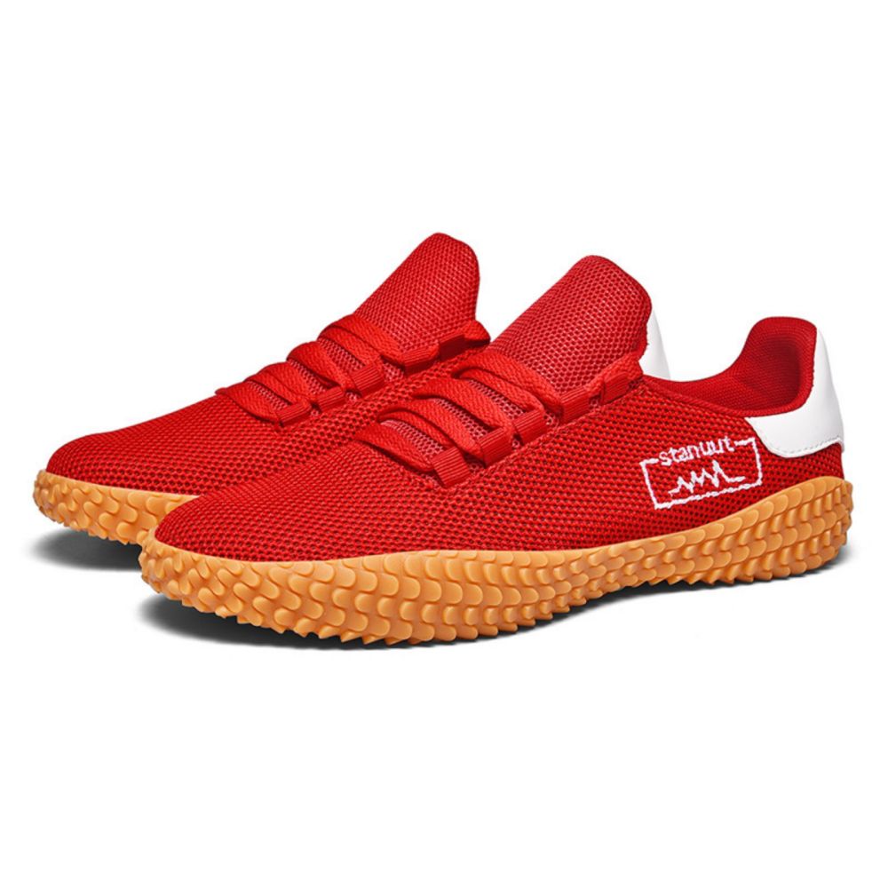 Men's Sneakers Barefoot Lightweight Shoes(Red Size US11=US46 ) Main image