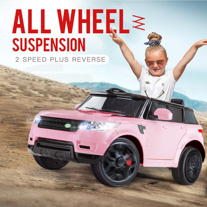 ROVO KIDS Ride-On Car Electric Battery Childrens Toy Powered w/ Remote 12V Pink