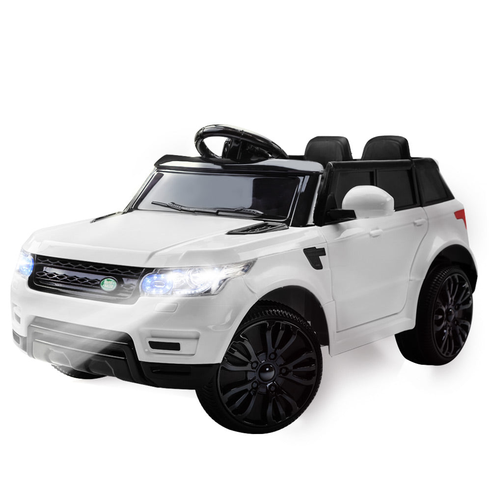 ROVO KIDS Ride-On Car Electric Battery Childrens Toy Powered w/ Remote 12V White Main image