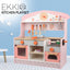 EKKIO Wooden Kitchen Playset for Kids (BBQ Kitchen Set)