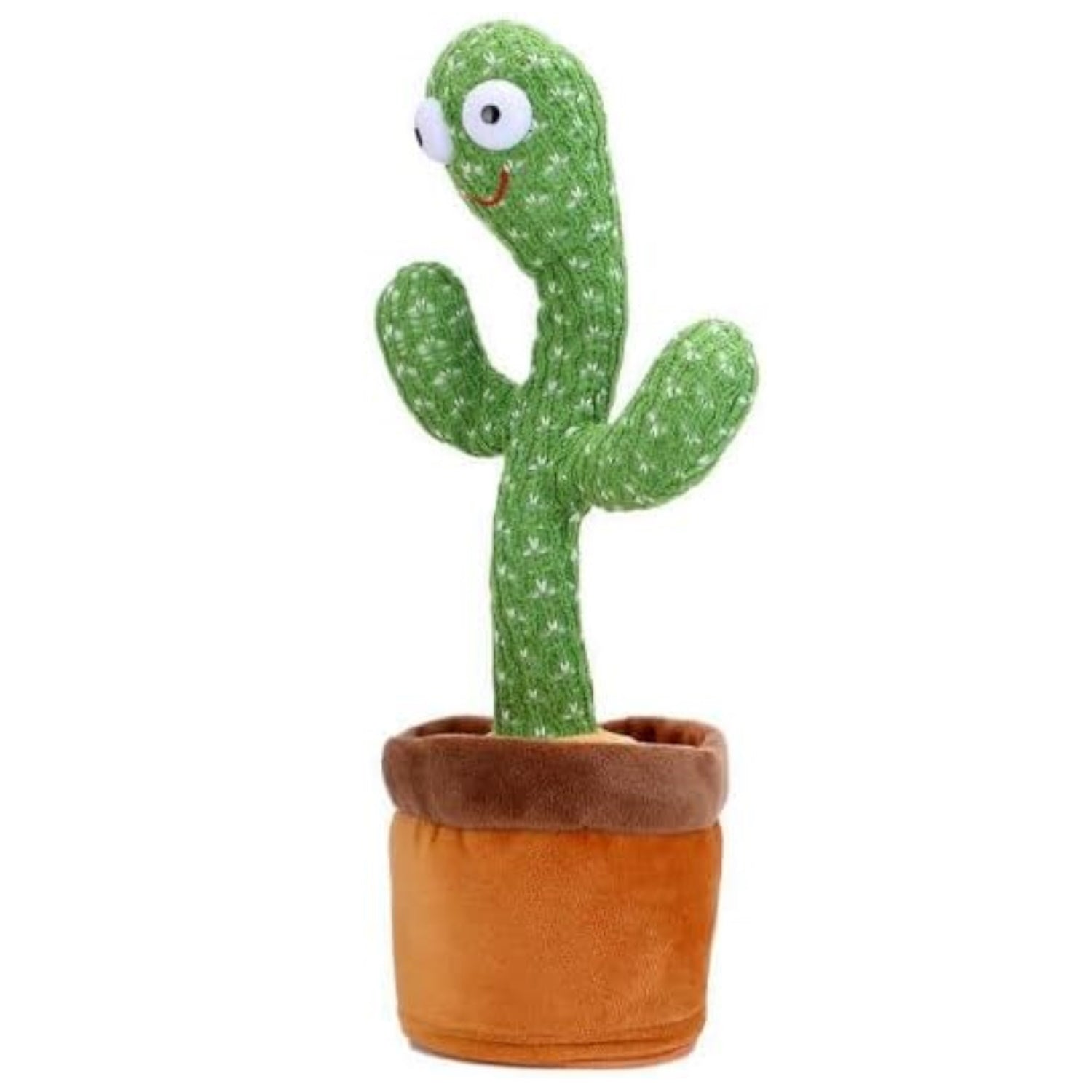 Gominimo Dancing Cactus Plush Toy Electronic Shake with Battery Operated Green Main image