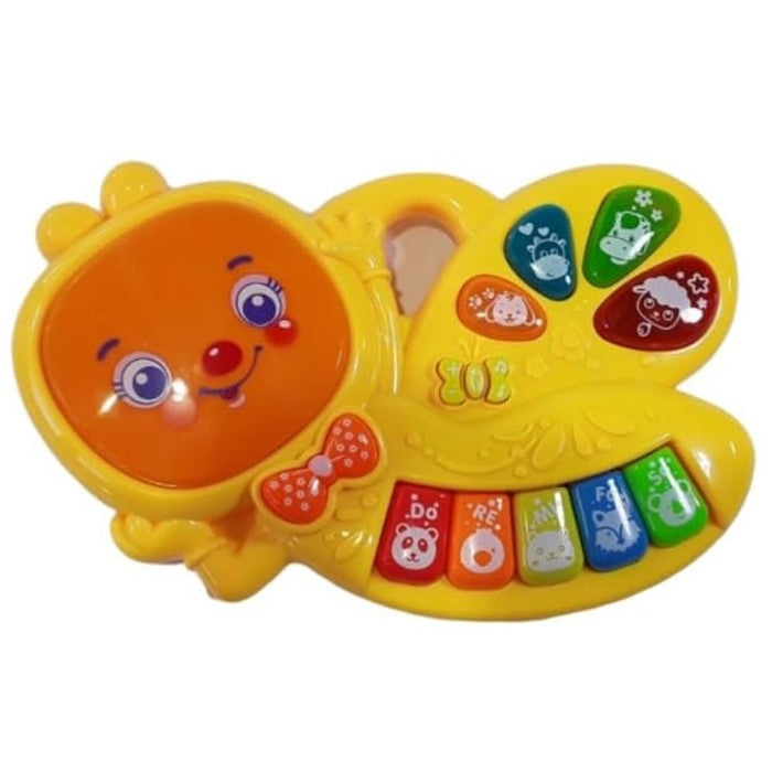 GOMINIMO Kids Piano Keyboard Music Toys with Bee Shape Design (Yellow) Main image