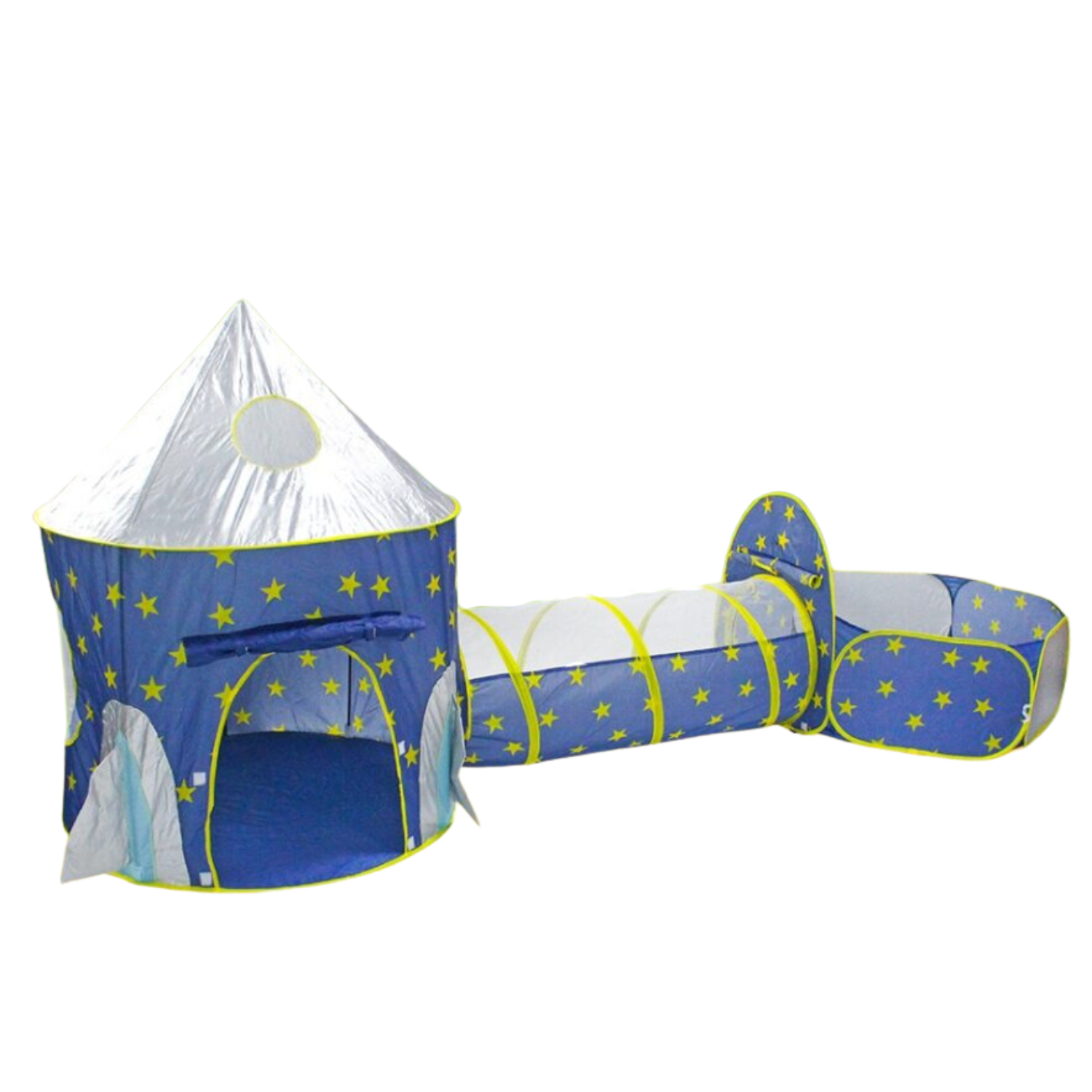 GOMINIMO 3 in 1 Sky Style Kids Play Tent with Carrying Bag (Blue and Yellow) Main image
