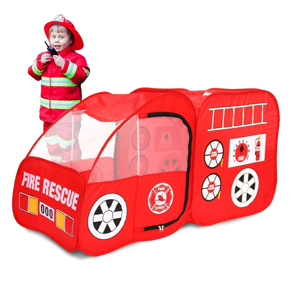 GOMINIMO Kids Fire fighting truck Tent (Red) Main image