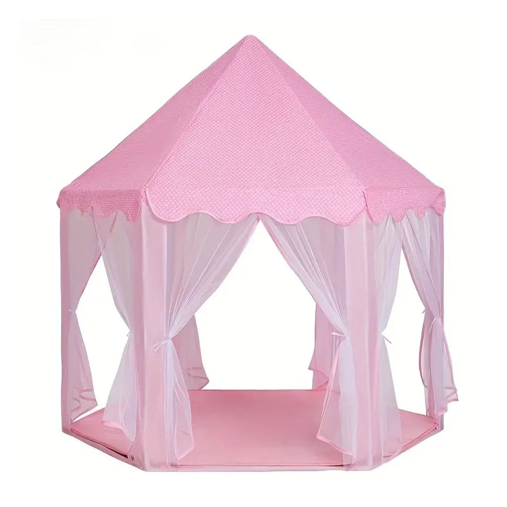 GOMINIMO Kids Hexagonal Tent (Pink with LED Lights) Main image