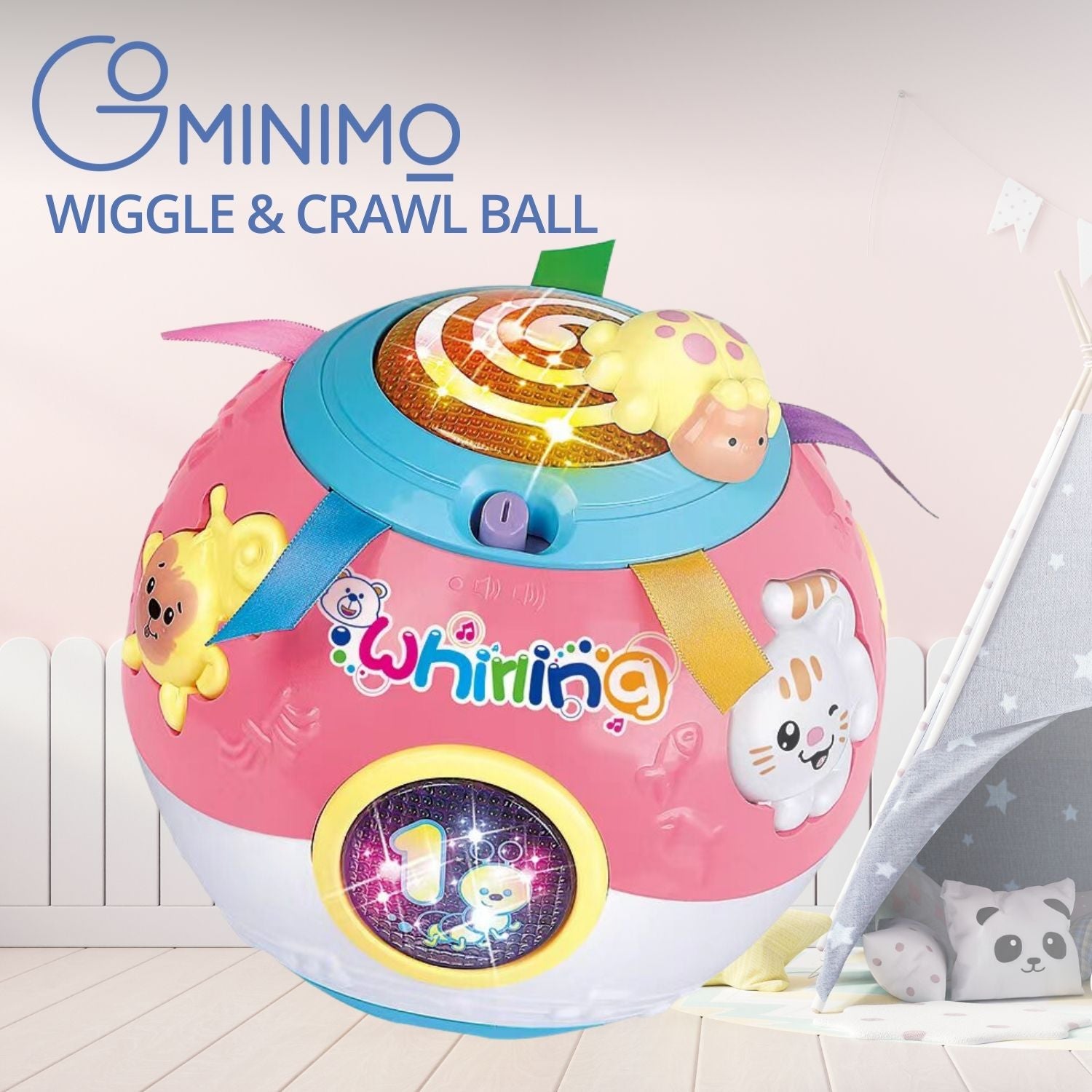 GOMINIMO Kids Toy Wiggle & Crawl Ball Main image