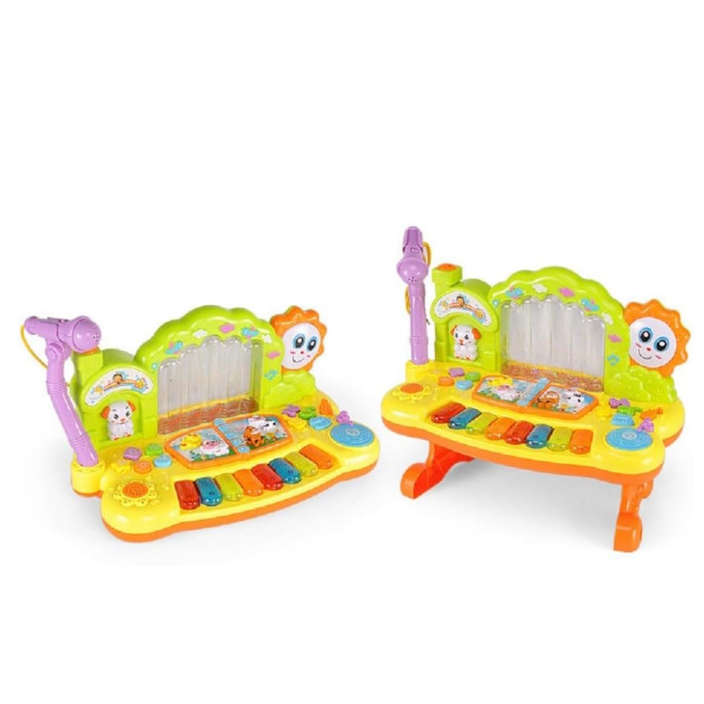 GOMINIMO Kids Toy Musical Spray Electronic Piano Keyboard (Yellow) Main image