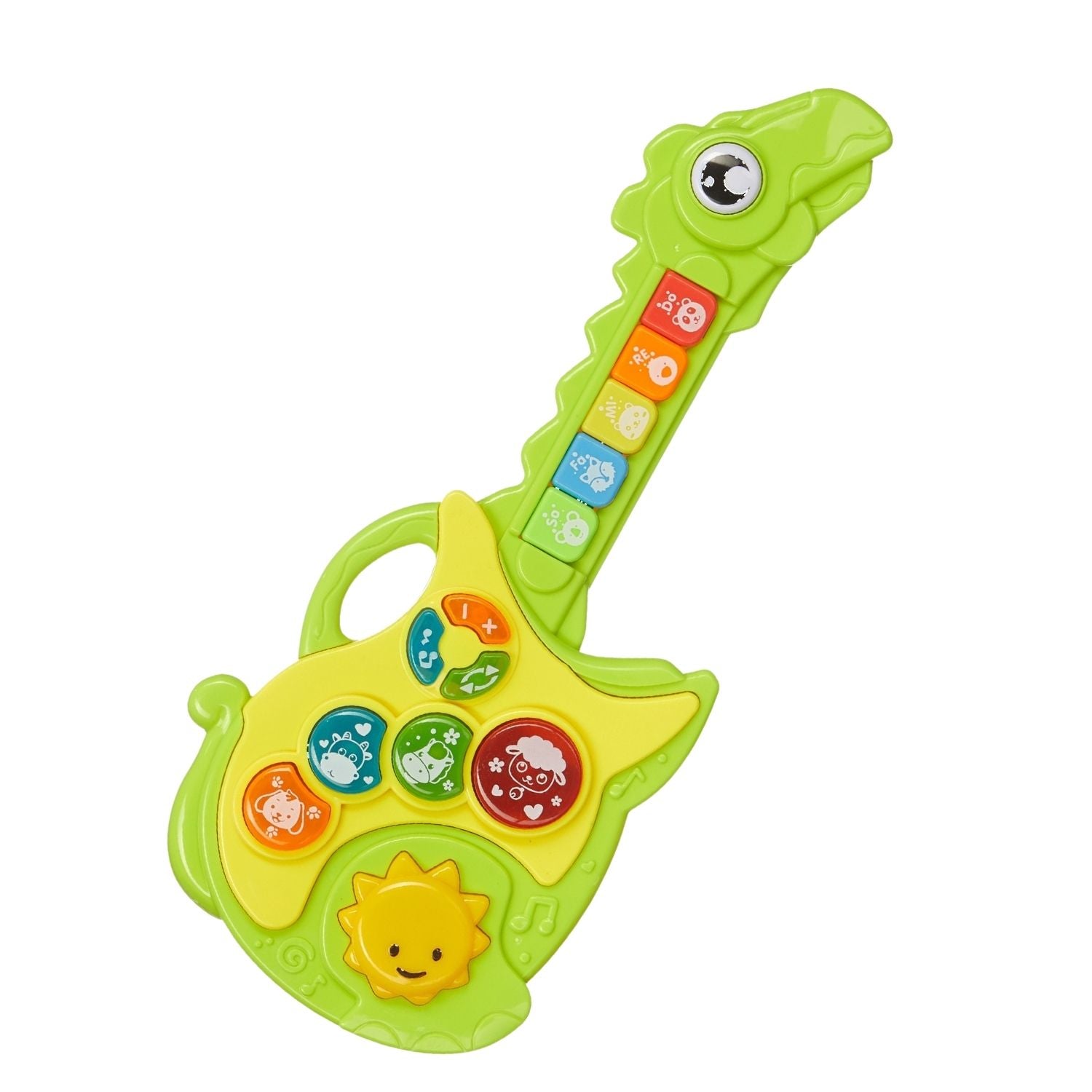 GOMINIMO Kids Musical Guitar Toys with Dinosaur Shape Design (Green) Main image