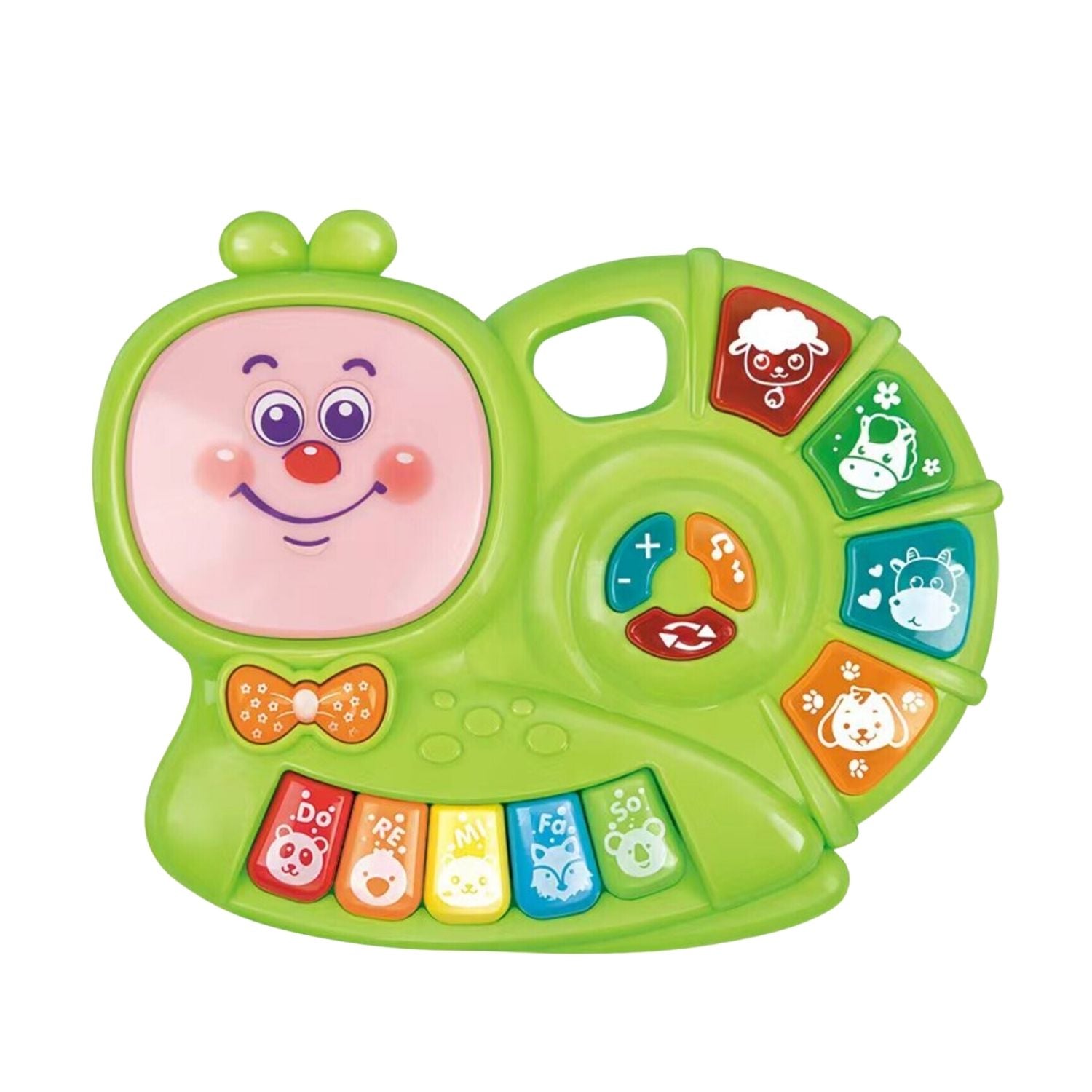 Gominimo Kids Piano Keyboard Music Toys with Snail Shape Design Green Main image