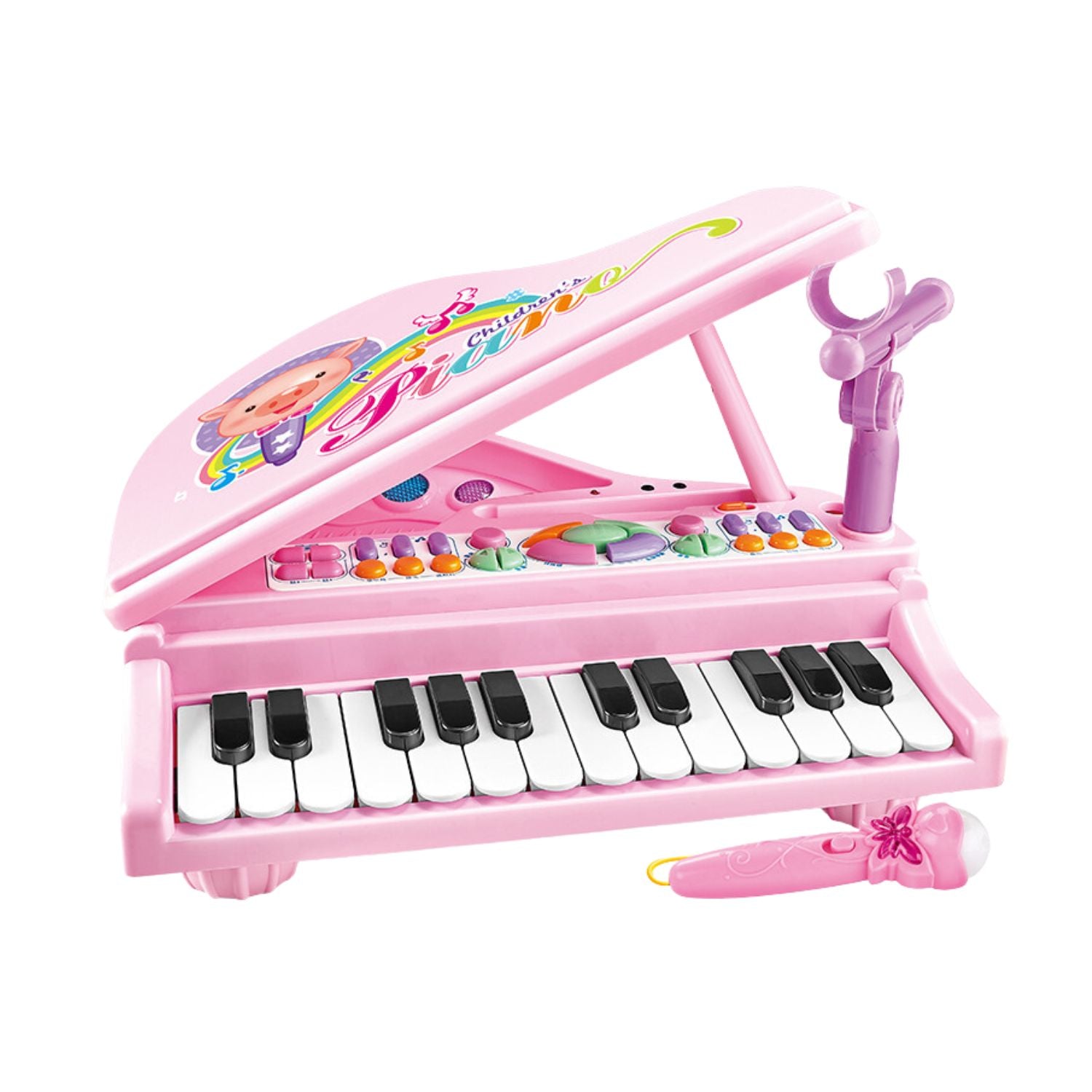 GOMINIMO Kids Piano Keyboard Music Toys (Pink) Main image