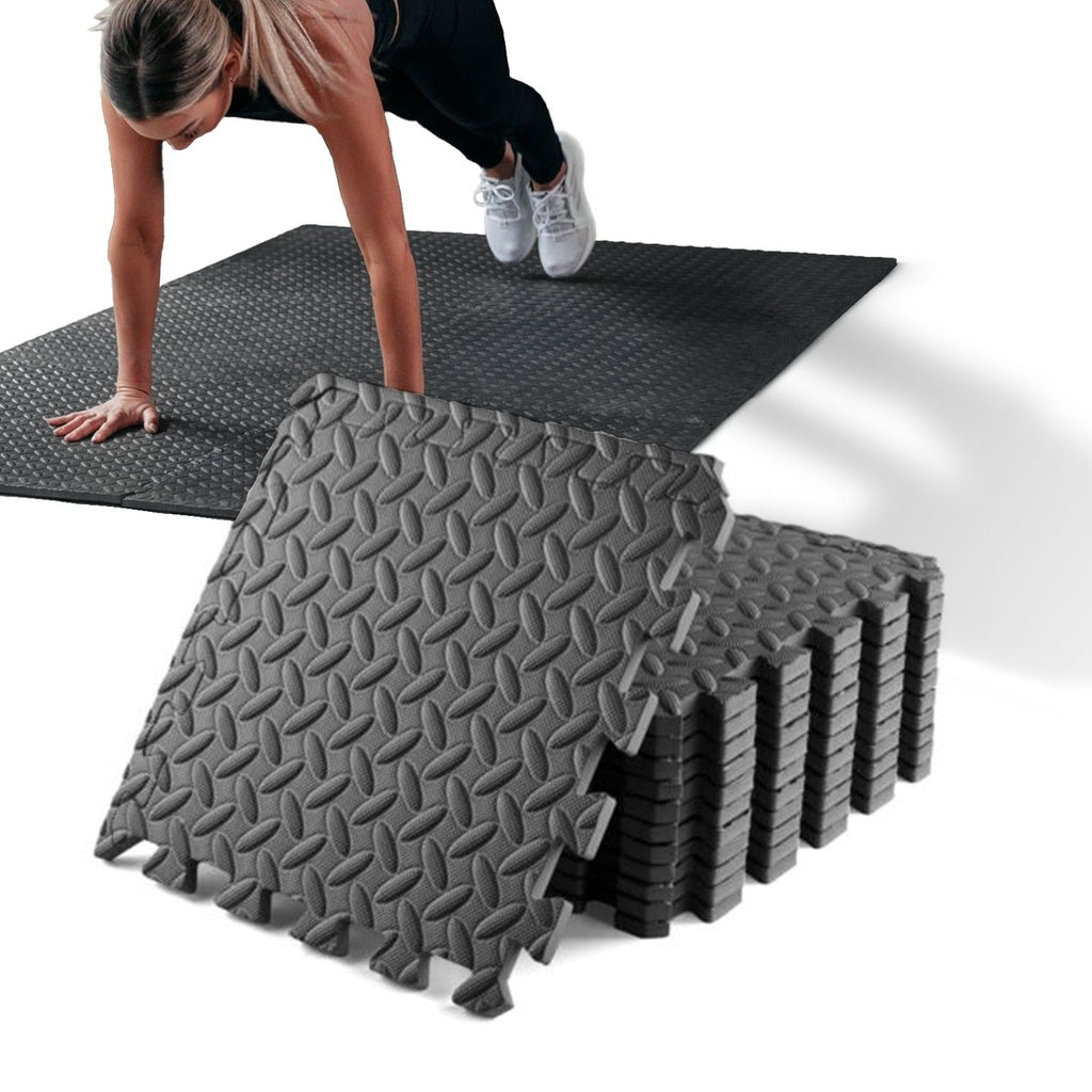 VERPEAK Interlocking EVA Foam Mat 30PCS Gym Floor Baby Kids PlayMats 60X60cm Main image