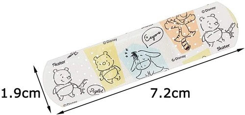 [6-PACK] Skater Japan M-size Bandage 20 Pieces 19*72mm ( 4 Styles Available ) Winnie the Pooh Main image