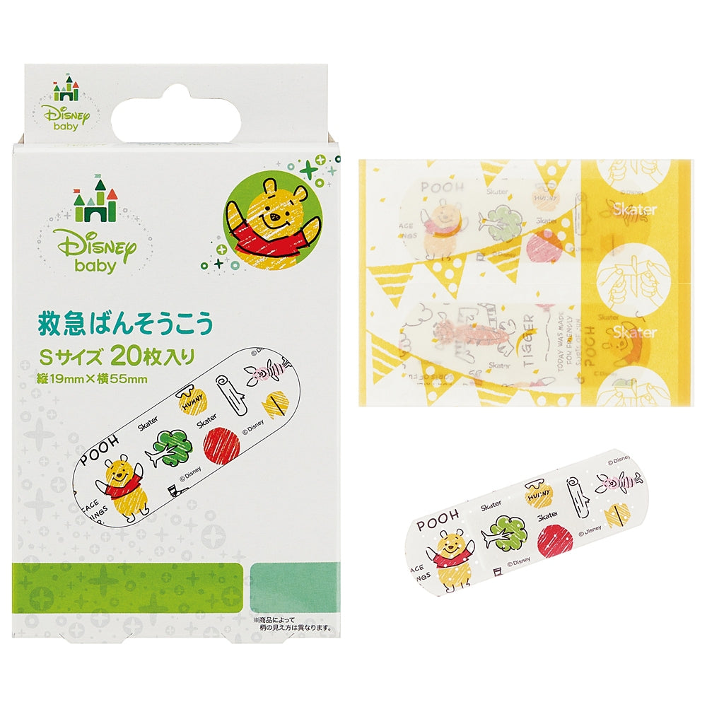 [6-PACK] Skater Japan S-size Bandage 20 Pieces 19*55mm ( 2 Styles Available ) Winnie the Pooh Main image