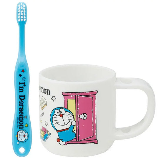 [6-PACK] Skater Japan Tooth Brush and Cup Set( 2 Styles Available ) Doraemon Main image
