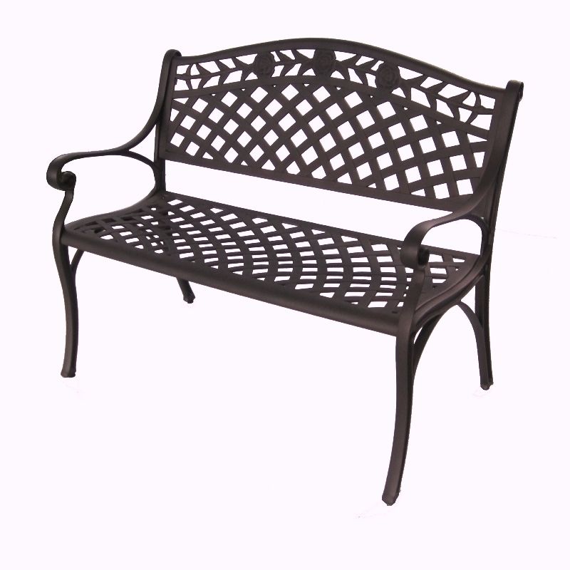 Melissa Aluminium Bench Brz Main image