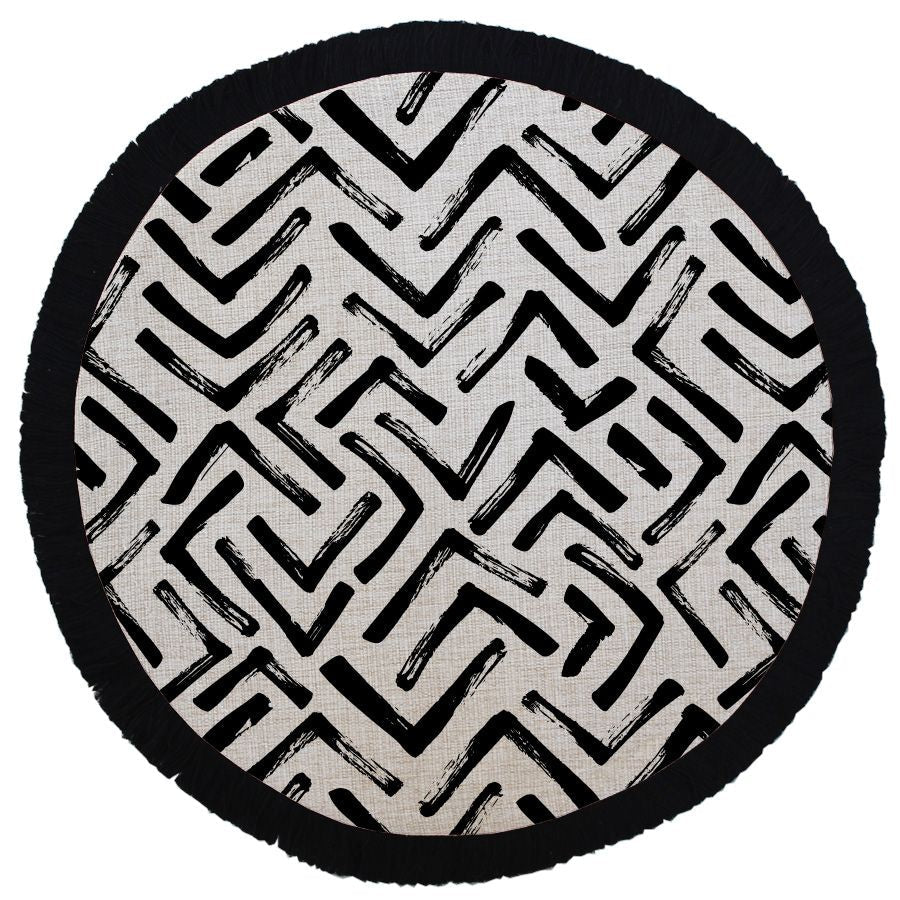 Round Placemat-Tribal-40cm Main image